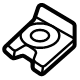 Mazda BCKA-60-408 Column Assembly U-Nut Mazda BCKA-60-408 Column Assembly U-Nut