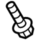 Mazda 9YA0-2A-044 Column Assembly Mount Bolt Mazda 9YA0-2A-044 Column Assembly Mount Bolt