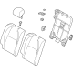 Mazda DGH9-57-400-45 Seat Back Assembly