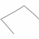 Mazda BHN1-50-611C Reveal Molding Mazda BHN1-50-611C Reveal Molding
