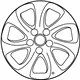 Mazda BBM2-37-170 Wheel Cover