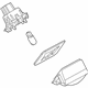 Mazda D350-51-270E License Lamp