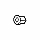Mazda GS1D-68-402 Door Trim Panel Retainer Nut Mazda GS1D-68-402 Door Trim Panel Retainer Nut