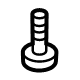 Mazda BJT1-69-9W7 Motor Bolt