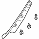 Mazda GP9A-68-170A-77 Windshield Pillar Trim Mazda GP9A-68-170A-77 Windshield Pillar Trim