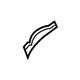 Mazda BHN9-72-762 Door Weatherstrip Fastener
