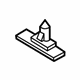 Mazda C236-63-938 Windshield Stop