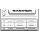Mazda DN4E-69-014B Tire Info Label