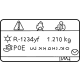 Mazda DN4J-61-439 A/C Label