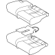 Mazda KEVH-88-26Y-02 CUSHION(L),REAR SEAT