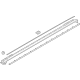 Mazda TK48-51-P40B Rocker Molding Mazda TK48-51-P40B Rocker Molding