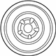 Mazda 9965-26-4050 Wheel, Steel