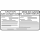 Mazda KD33-61-439 A/C Label