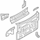 Mazda N243-70-750 Rear Body Panel