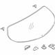 Mazda KD35-63-930B Lift Gate Glass Mazda KD35-63-930B Lift Gate Glass