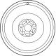 Mazda 9965-15-4080 Wheel, Disk-Temporary Mazda 9965-15-4080 Wheel, Disk-Temporary