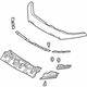 Mazda BCKA-50-7E0D-2M Upper Grille