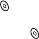 Mazda 9954-10-0501 Hinge O-Ring