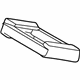 Mazda EC01-61-A11 Heater Core Seal Strip Mazda EC01-61-A11 Heater Core Seal Strip