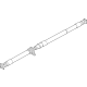 Mazda KF12-25-100B Drive Shaft