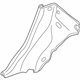 Mazda B25D-68-770B-65 Lower Quarter Trim