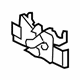Mazda TD11-56-620A Lock