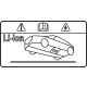 Mazda K628-67-ZB6 Label-Battery