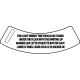 Mazda KMV6-69-074 Label, Temporary Tire