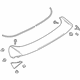 Mazda D10E-51-960L-13 Rear Spoiler