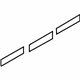 Mazda CE19-50-2G1 Reinforcement Rubber Seal Mazda CE19-50-2G1 Reinforcement Rubber Seal